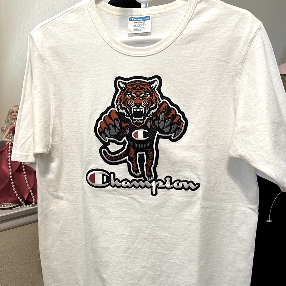 Champion Tiger Embroidered Tee